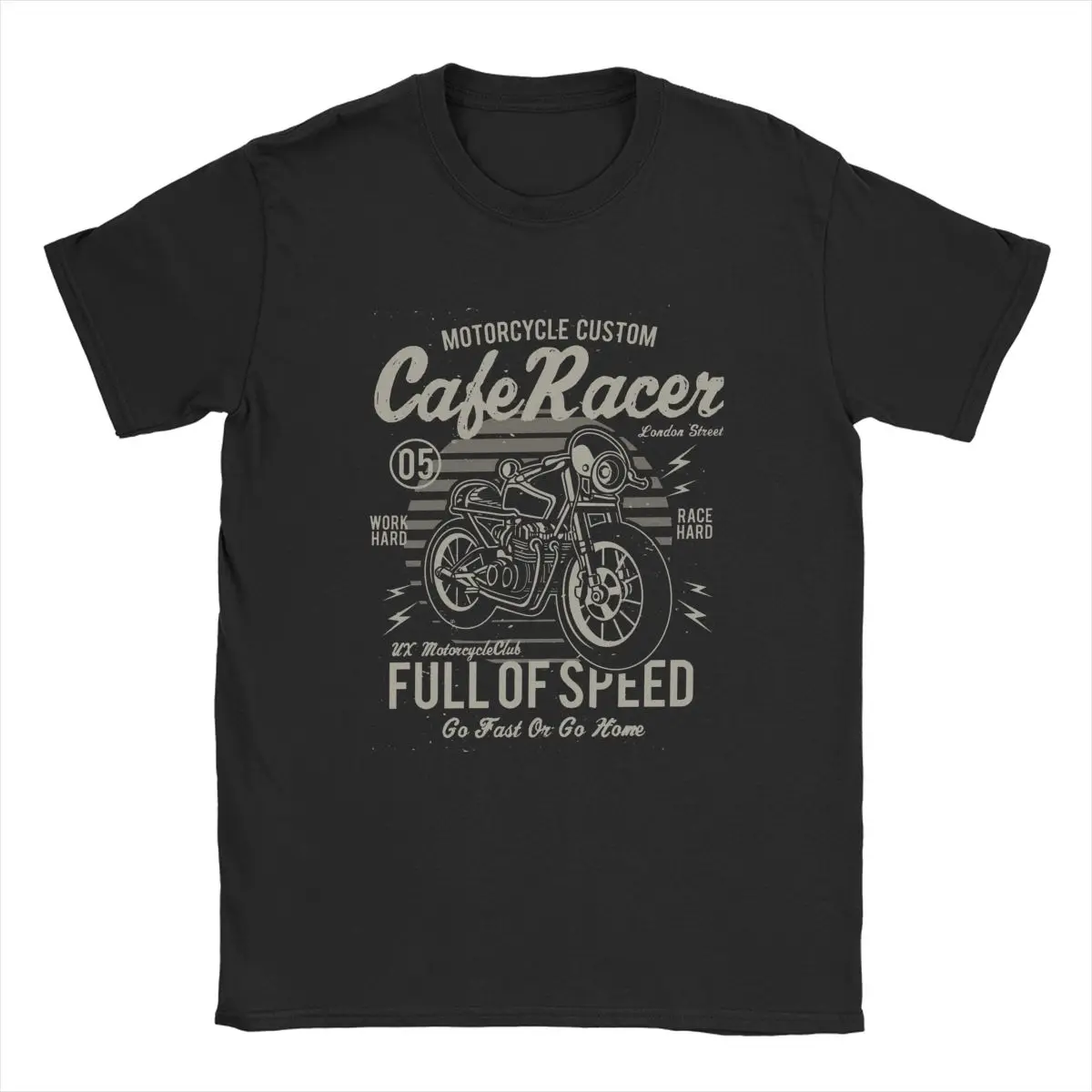 Men T-Shirts Cafe Racer Full Of Speed Motorcycle T Shirts Retro Vintage Pure Cotton Tee Shirt Round Collar Clothing Plus Size
Men T-Shirts Cafe Racer Full Of Speed Motorcycle T Shirts Retro Vintage Pure Cotton Tee Shirt Round Collar Clothing Plus Size