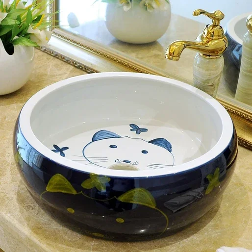 Table Basin Children's Ceramic Basin Splash-Proof Toilet Washbasin Single Basin Wash Basin
Table Basin Children's Ceramic Basin Splash-Proof Toilet Washbasin Single Basin Wash Basin