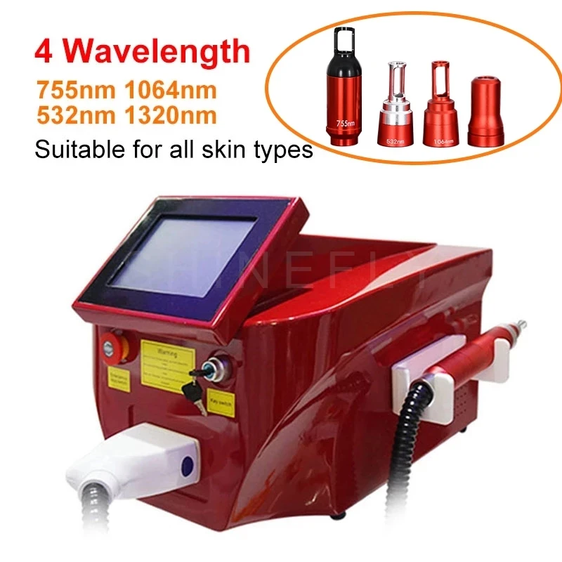 Professional Picosur Pigmentation Removal 1064nm 755nm 532nm 1320nm Q Switch Nd Yag Pico Laser Picosecond Tattoo Removal Machine
Professional Picosur Pigmentation Removal 1064nm 755nm 532nm 1320nm Q Switch Nd Yag Pico Laser Picosecond Tattoo Removal Machine