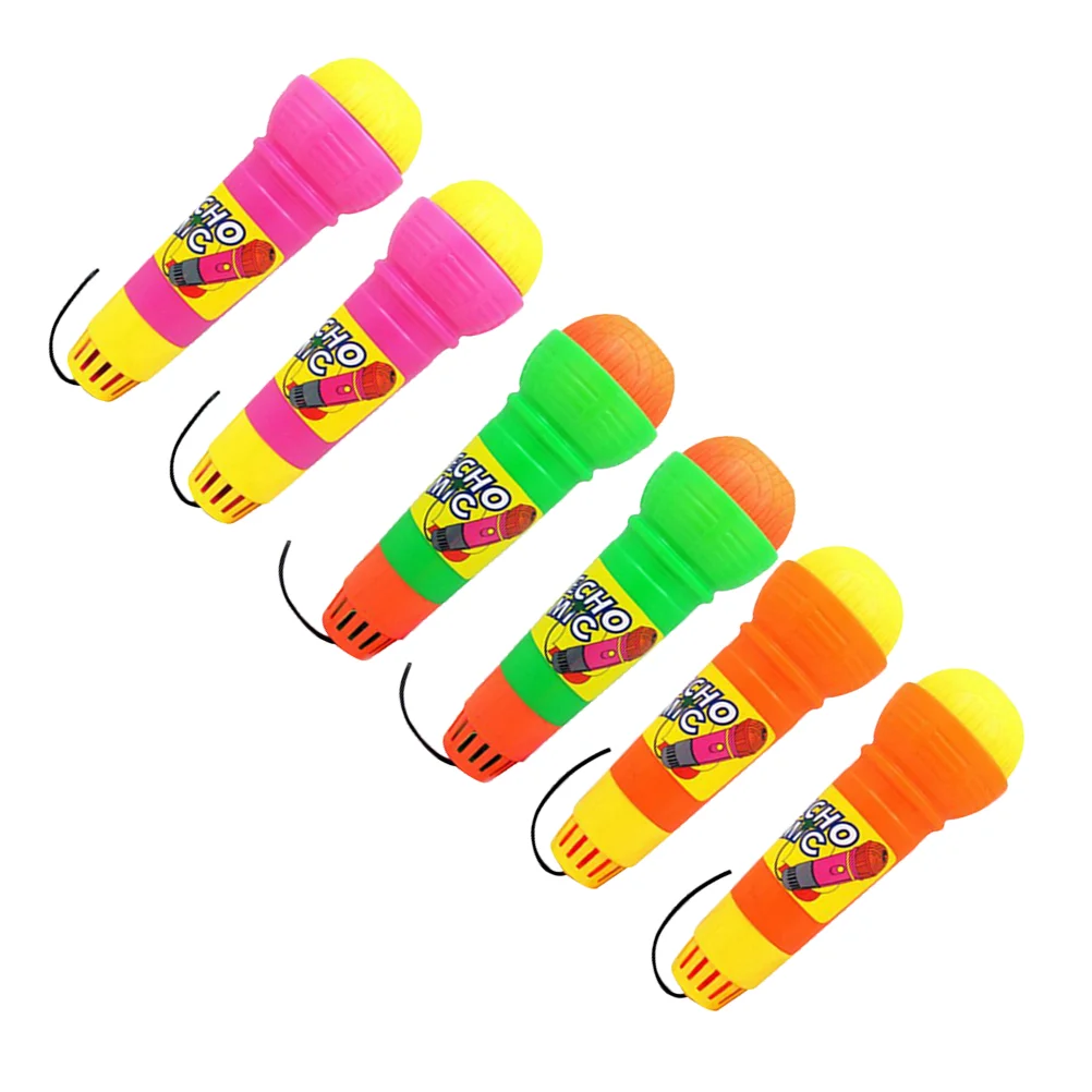 6pcs Echo Microphone Toy Toy Echo Microphone Toy Toy with Black Line Party Favor for Kids Children
6pcs Echo Microphone Toy Toy Echo Microphone Toy Toy with Black Line Party Favor for Kids Children