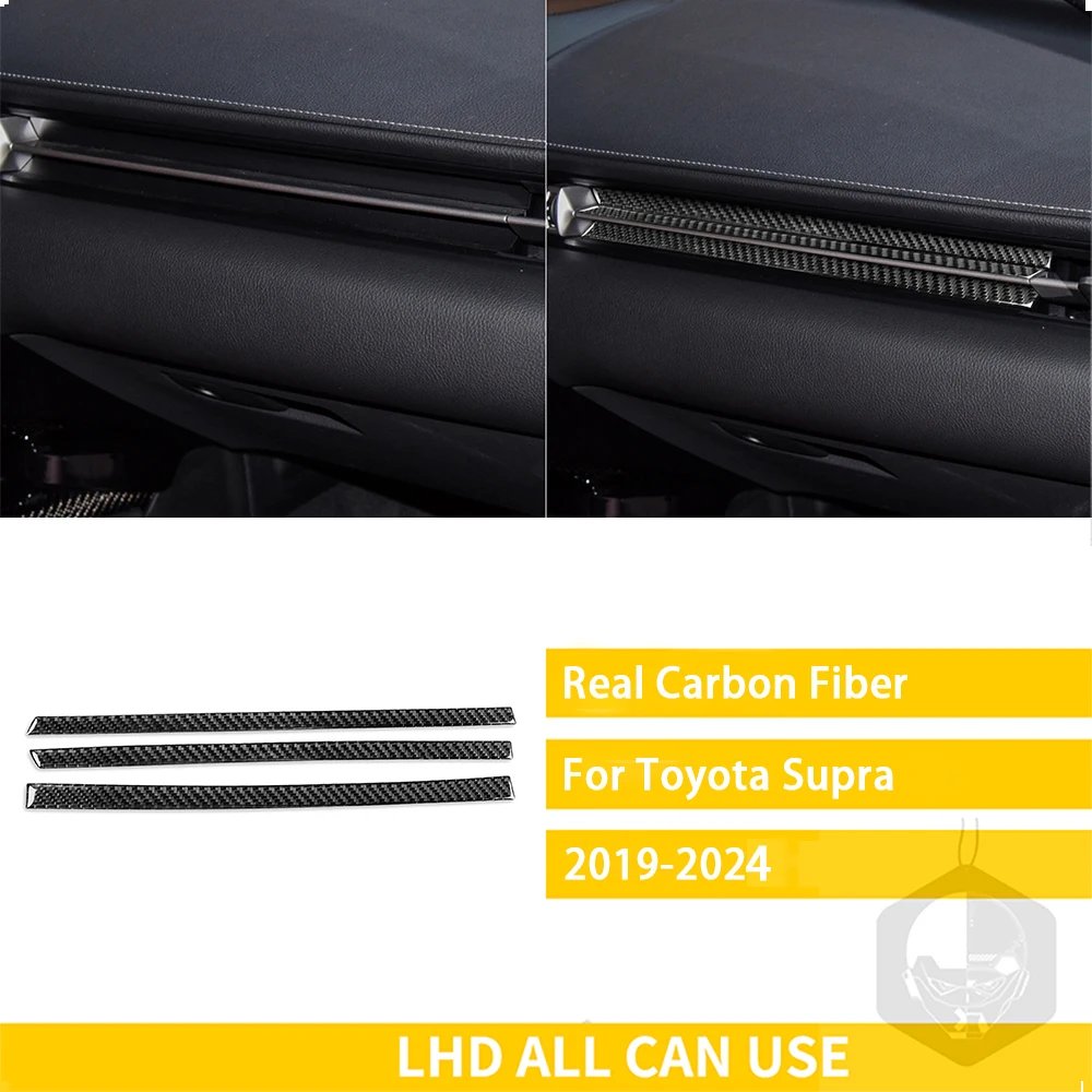 Аксессуары для Toyota GR Supra A90 A91 MK5 2019-2024, аксессуары из углеродного волокна для салона автомобиля, Copilot с центральным управлением, декоративная отделка, наклейки
Аксессуары для Toyota GR Supra A90 A91 MK5 2019-2024, аксессуары из углеродного волокна для салона автомобиля, Copilot с центральным управлением, декоративная отделка, наклейки