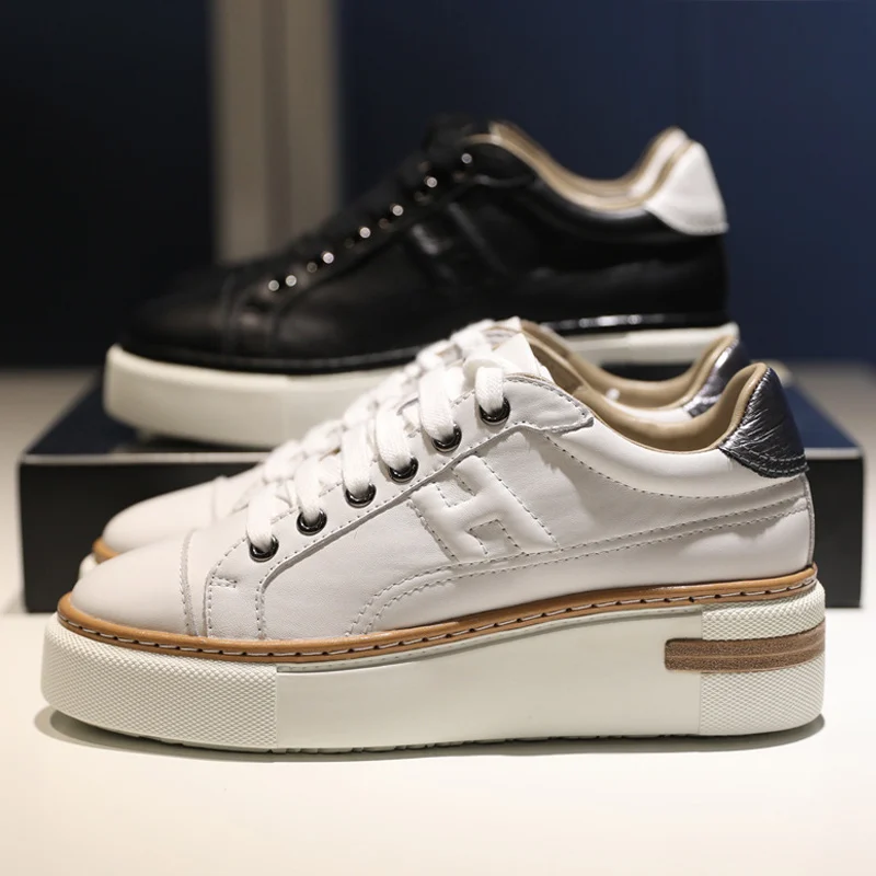 Hotsale flats Genuine Leather Height Increase Casual Women Brand Designer Sneakers Comfy Breathable Females males Sport Shoes
Hotsale flats Genuine Leather Height Increase Casual Women Brand Designer Sneakers Comfy Breathable Females males Sport Shoes