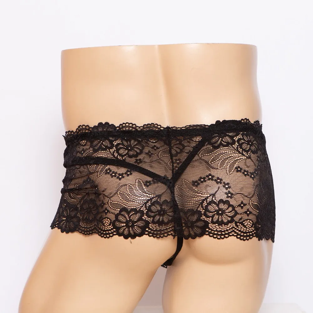 Men's Panties Lace Underpants Fashion Underwear Sexy Temptation Thong Two-Piece Set Transparent T Thongs Male Lingerie
Men's Panties Lace Underpants Fashion Underwear Sexy Temptation Thong Two-Piece Set Transparent T Thongs Male Lingerie