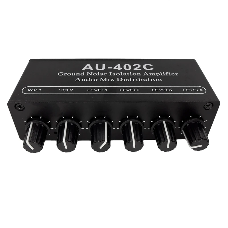 RISE-AU-402C Audio смешанный дистрибьютор переключатель сигнала 4 входа 2 выхода RCA регулятор громкости усилитель наушников
RISE-AU-402C Audio смешанный дистрибьютор переключатель сигнала 4 входа 2 выхода RCA регулятор громкости усилитель наушников