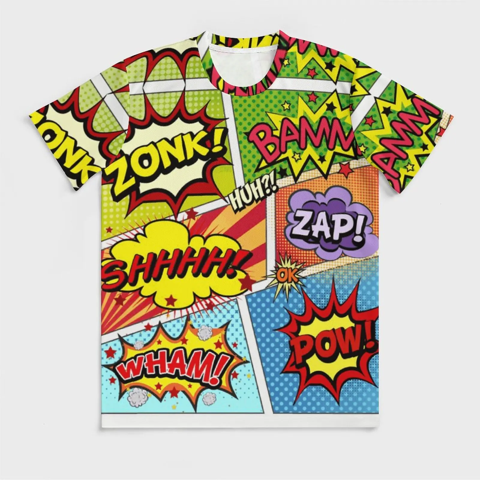 Панели сумасшедшие красочные панели для комиксов Классическая модная уличная одежда движущийся Графический Винтаж высшее качество рыболовная сетка рубашка для отдыха USA S 
Панели сумасшедшие красочные панели для комиксов Классическая модная уличная одежда движущийся Графический Винтаж высшее качество рыболовная сетка рубашка для отдыха USA S