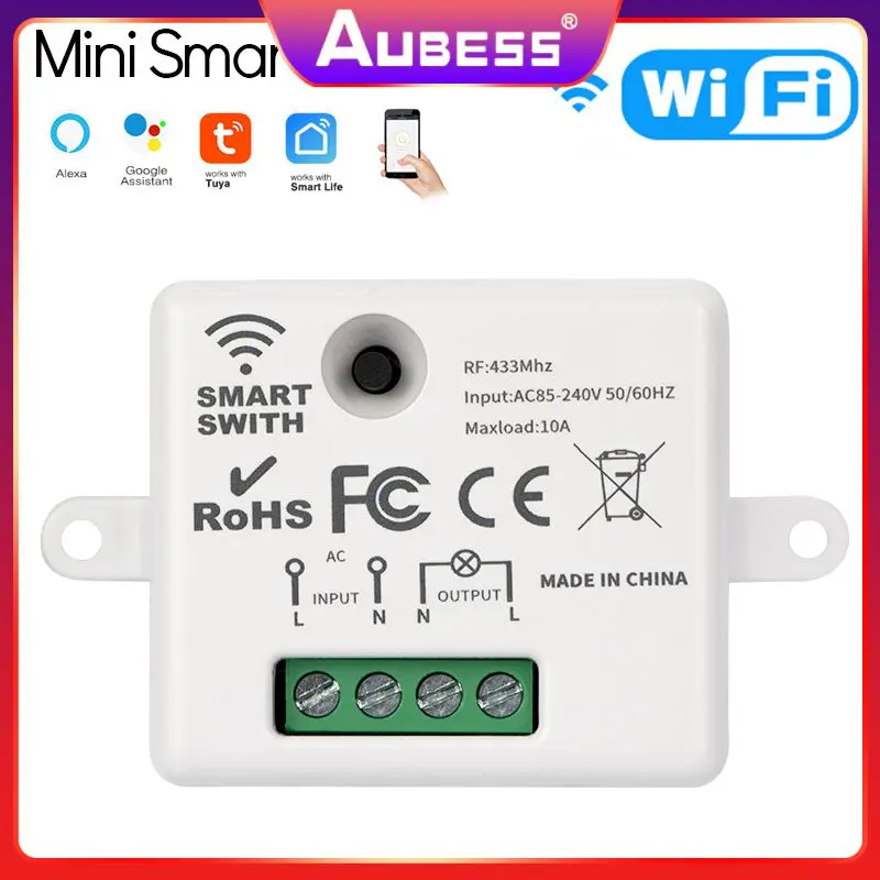 Tuya Mini Breaker Mini Single Wire Switch Module Wireless App Control Intelligent Switch Rf Wifi Remote Controller
Tuya Mini Breaker Mini Single Wire Switch Module Wireless App Control Intelligent Switch Rf Wifi Remote Controller