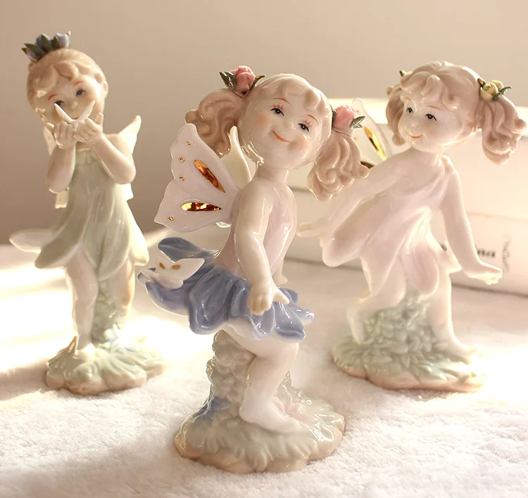 Ceramic Figure Girls Lady Sculpture Home Decor Crafts Room Decoration Wine Cabinet Little Angel Ornament Porcelain Figurines
Ceramic Figure Girls Lady Sculpture Home Decor Crafts Room Decoration Wine Cabinet Little Angel Ornament Porcelain Figurines
