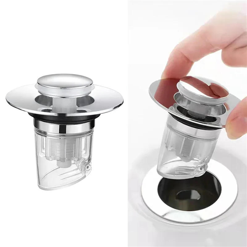 Popping Core Of Sewer Universal Bathroom Sink Stopper Anti-Clogging Wash Basin Bounce Drain Filter Home Kitchen Accessories
Popping Core Of Sewer Universal Bathroom Sink Stopper Anti-Clogging Wash Basin Bounce Drain Filter Home Kitchen Accessories