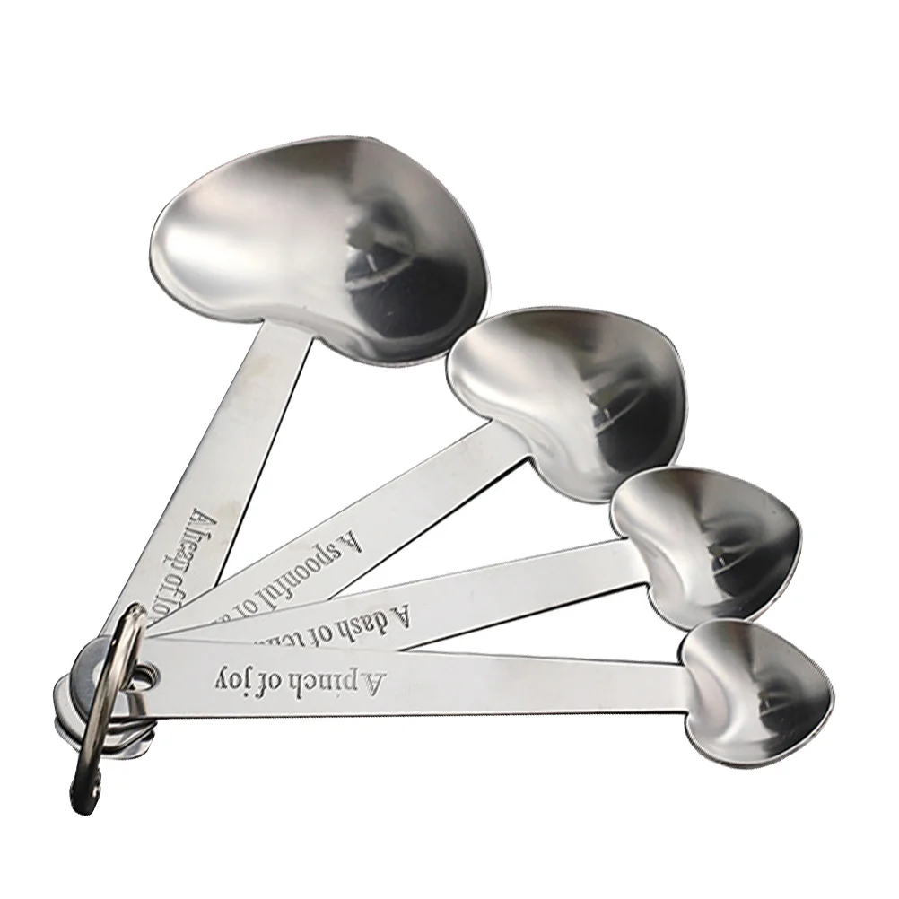 Measuring Spoons Spoon Baking Coffee Set Steel Metal Tools Kitchen Stainless Scoop Dry Heart Tool Liquid Dessert Fruit
Measuring Spoons Spoon Baking Coffee Set Steel Metal Tools Kitchen Stainless Scoop Dry Heart Tool Liquid Dessert Fruit