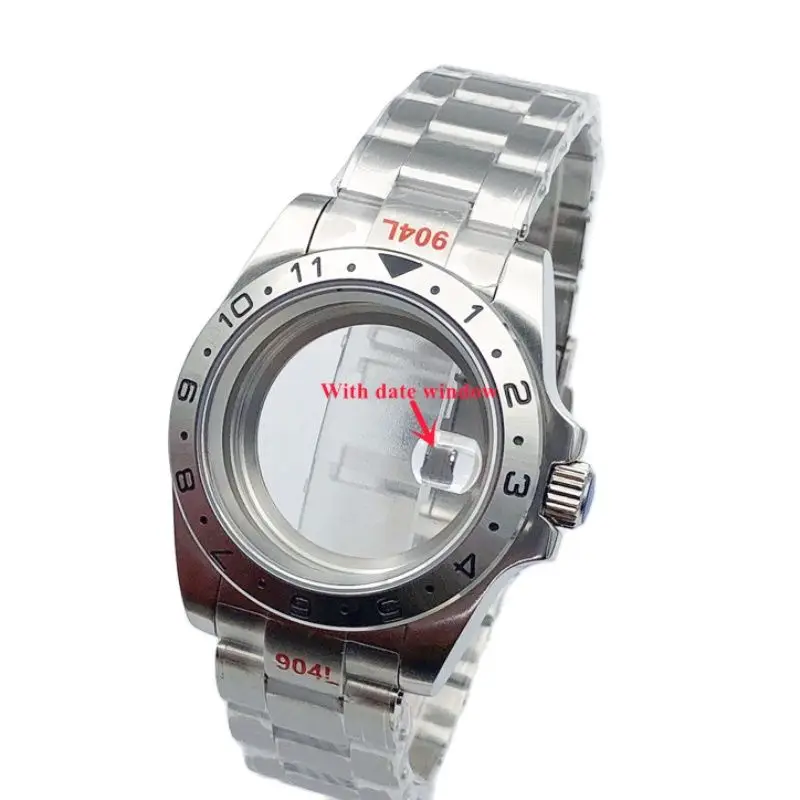 New 40mm Sapphire Glass Date Silver Oyster Bracelet Fit 24jewels Eta2824 Nh35/nh36/nh37/nh38/nh39/pt5000 Case Movement
New 40mm Sapphire Glass Date Silver Oyster Bracelet Fit 24jewels Eta2824 Nh35/nh36/nh37/nh38/nh39/pt5000 Case Movement