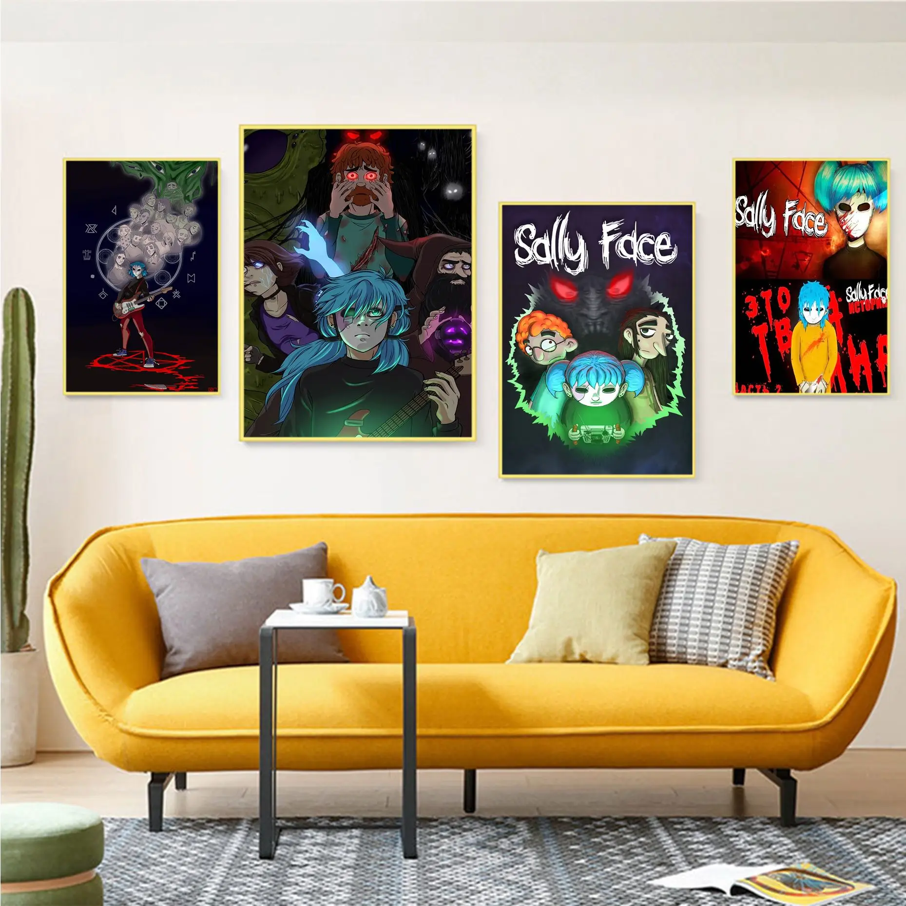 Sally Face Anime Posters Decoracion Painting Wall Art Kraft Paper Wall Decor
Sally Face Anime Posters Decoracion Painting Wall Art Kraft Paper Wall Decor