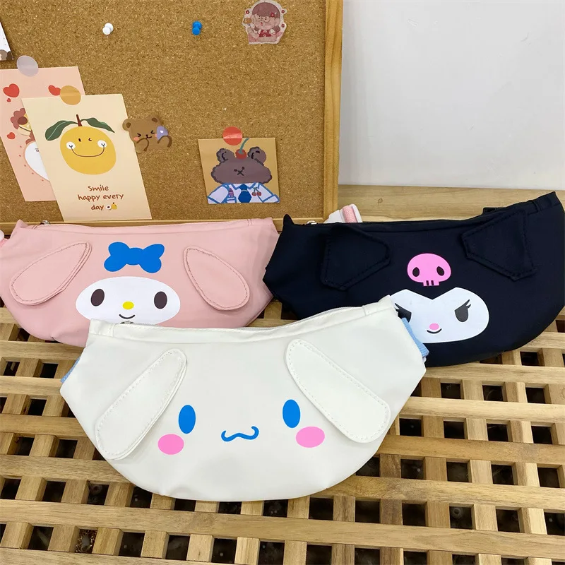 Kawaii Sanrio сумка через плечо Kuromi My Melody Повседневная простая сумка для хранения через плечо Cinnamoroll нагрудная сумка для женщин студенческие подарки для девочек
Kawaii Sanrio сумка через плечо Kuromi My Melody Повседневная простая сумка для хранения через плечо Cinnamoroll нагрудная сумка для женщин студенческие подарки для девочек