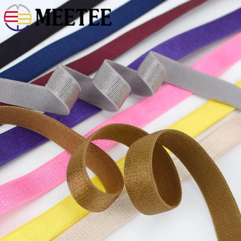 Meetee 5/10M 8/10/12mm Nylon Elastic Band For Underwear Shoulder Strap Stretch Bra Ribbon Webbing DIY Sewing Material Accessory
Meetee 5/10M 8/10/12mm Nylon Elastic Band For Underwear Shoulder Strap Stretch Bra Ribbon Webbing DIY Sewing Material Accessory