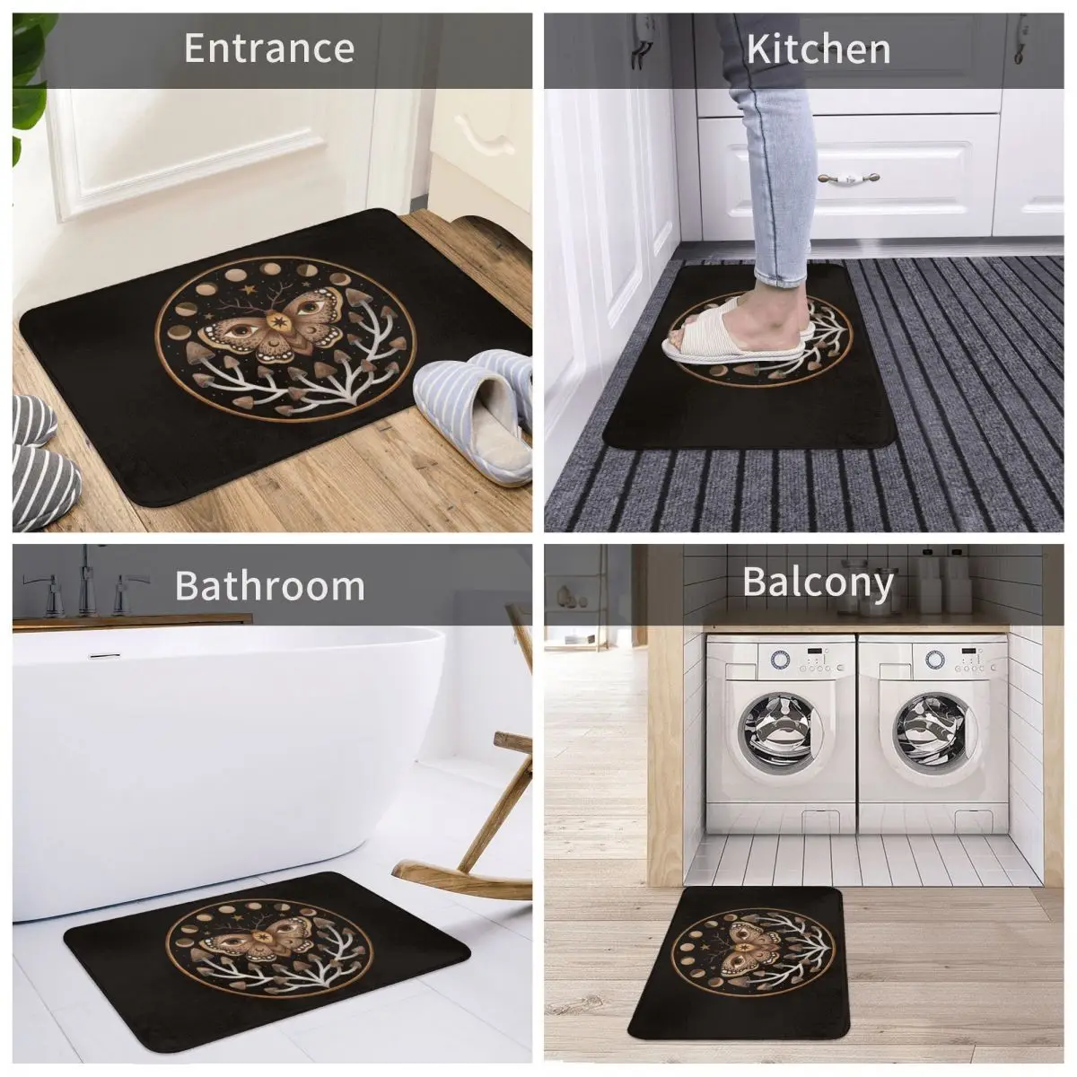 Bath Mat Forest Visions Decor 3D Rug Carpet Doormat Non-slip Entrance Living Room Home Kitchen Sand Scraping Dust Bathroom Porch
Bath Mat Forest Visions Decor 3D Rug Carpet Doormat Non-slip Entrance Living Room Home Kitchen Sand Scraping Dust Bathroom Porch