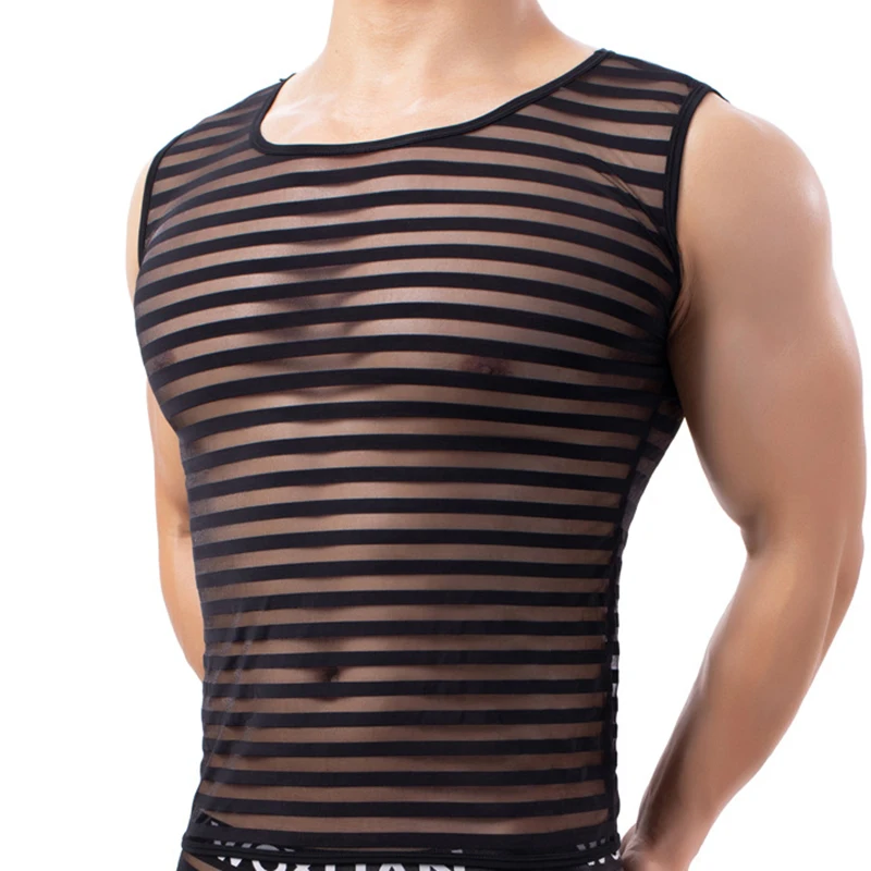 Мужское шелковое нижнее белье, полосатые прозрачные дышащие майки, нижнее белье без рукавов, рубашки, майка для борьбы, футболки, ночное бел... 
Мужское шелковое нижнее белье, полосатые прозрачные дышащие майки, нижнее белье без рукавов, рубашки, майка для борьбы, футболки, ночное бел...