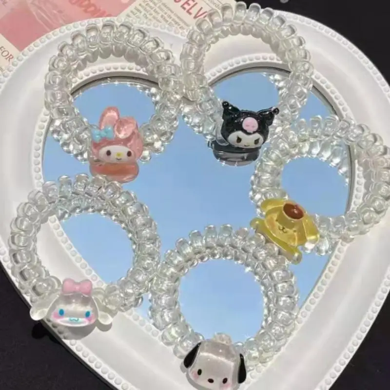 5 шт. Kuromi My Melody аниме мультфильм телефонная линия кавайные прозрачные девочки сердце Веревка Браслет двойного назначения маленькая резинка
5 шт. Kuromi My Melody аниме мультфильм телефонная линия кавайные прозрачные девочки сердце Веревка Браслет двойного назначения маленькая резинка