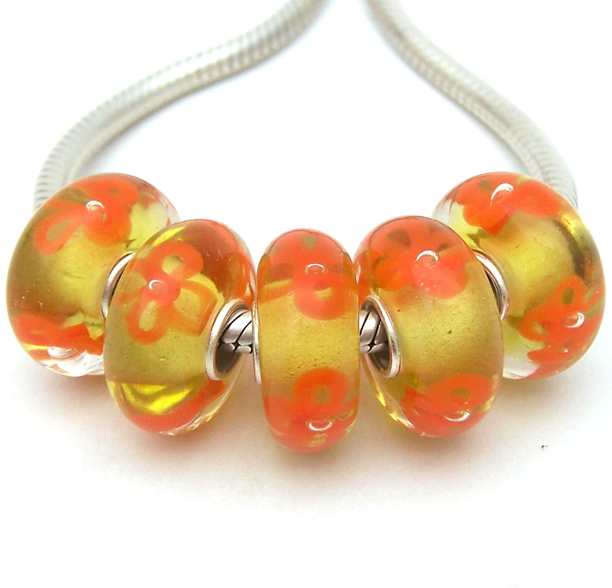 YG857 5X 100% Authenticity S925 Sterling Silver Beads Murano Glassbeads beads Fit European Charms Bracelet diy jewelry Lampwork
YG857 5X 100% Authenticity S925 Sterling Silver Beads Murano Glassbeads beads Fit European Charms Bracelet diy jewelry Lampwork