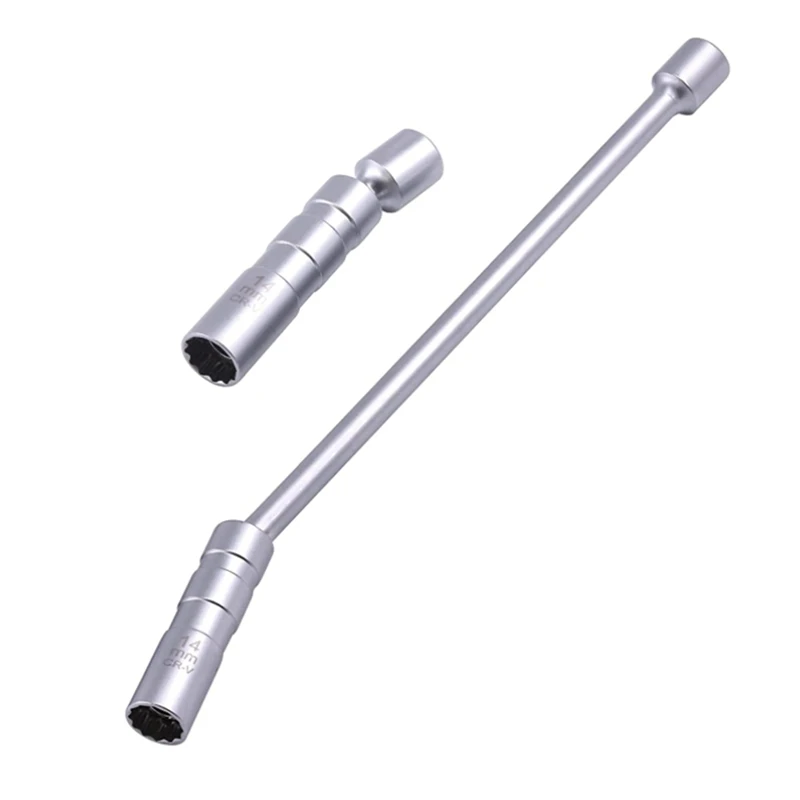 14MM Spark Plug Socket,3/8inch Drive Magnetic Thin Wall Spark Plug Socket Set Universal Joint 12 Point Removal Tool
14MM Spark Plug Socket,3/8inch Drive Magnetic Thin Wall Spark Plug Socket Set Universal Joint 12 Point Removal Tool