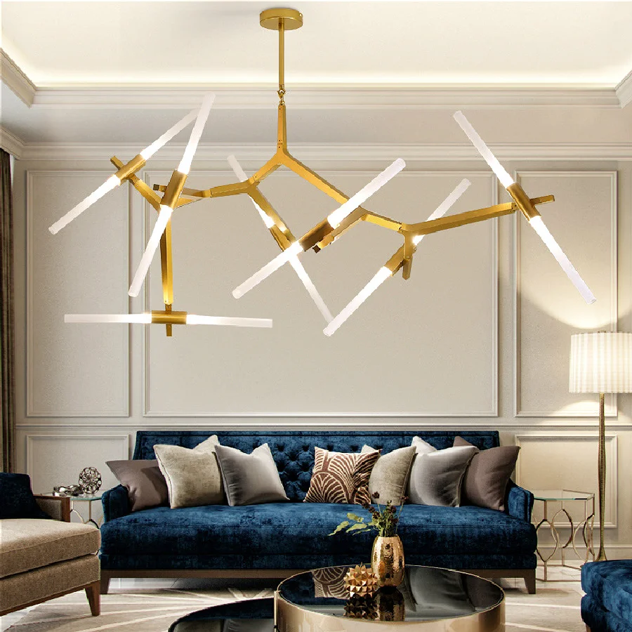 Modern restaurant LED chandelier lighting Nordic gold black hanging lamp living room bedroom lamp kitchen dining chandelier
Modern restaurant LED chandelier lighting Nordic gold black hanging lamp living room bedroom lamp kitchen dining chandelier