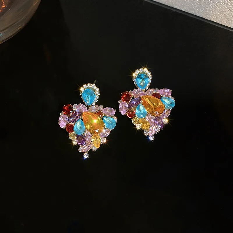 Colour Rhinestone Drop Earrings for Women 2022 Heart-Shaped Pendant Korean Fashion Women Earrings Trendy Jewelry Gifts
Colour Rhinestone Drop Earrings for Women 2022 Heart-Shaped Pendant Korean Fashion Women Earrings Trendy Jewelry Gifts