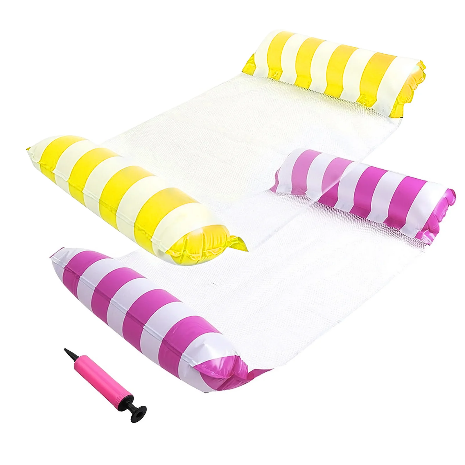 2pcs Bed Indoor Outdoor Swimming Foldable Beach Pool Hammock Float Lounger Chair Exercise Saddle Recliner For Adults Inflatable
2pcs Bed Indoor Outdoor Swimming Foldable Beach Pool Hammock Float Lounger Chair Exercise Saddle Recliner For Adults Inflatable