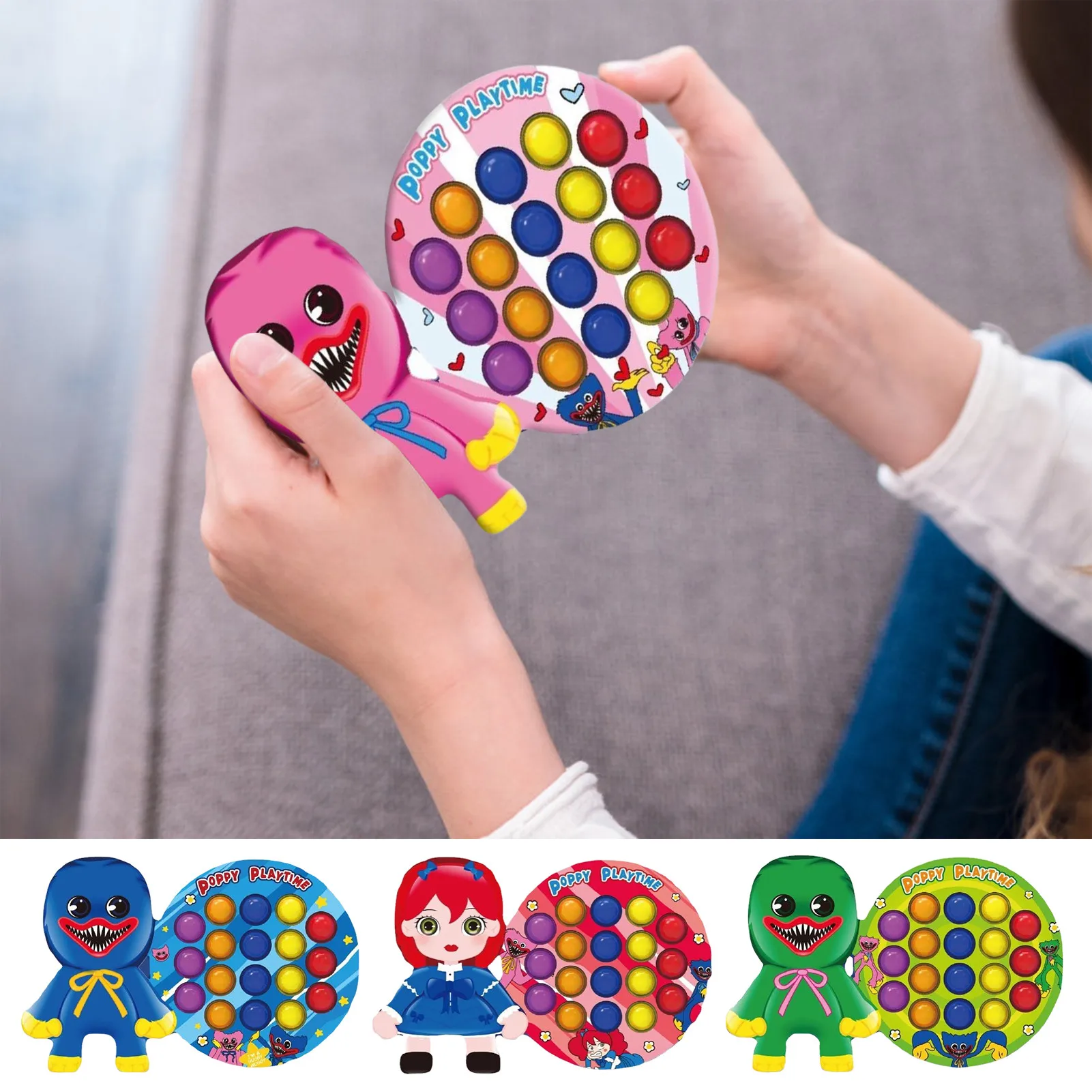 Игрушка для снятия стресса Huggy Wuggys, пузырьки на кончик пальца, игрушки для детей и взрослых
Игрушка для снятия стресса Huggy Wuggys, пузырьки на кончик пальца, игрушки для детей и взрослых