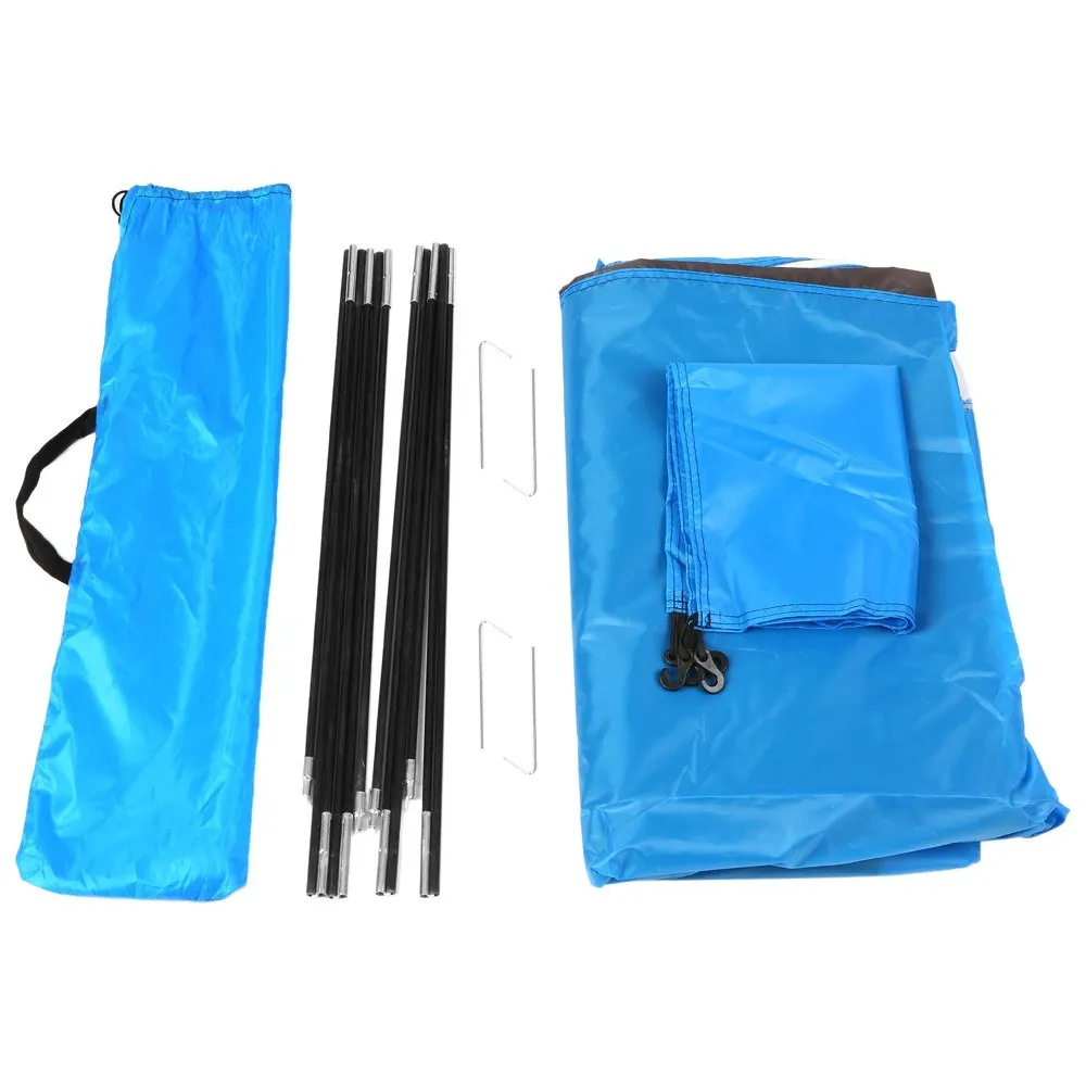 2 Person Camping Tent for Day at the Beach Garden Sun Shield and Outdoor Hiking with Spacious Design and Carrying Bag
2 Person Camping Tent for Day at the Beach Garden Sun Shield and Outdoor Hiking with Spacious Design and Carrying Bag