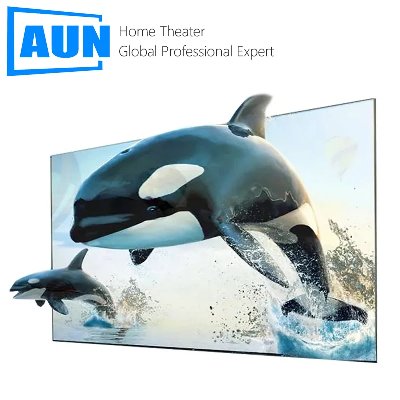 AUN Anti-Light Projection Screen for DLP LED 1080P 4K Projector Portable Reflective Screen Good at Day Time Use Up to 133 Inch
AUN Anti-Light Projection Screen for DLP LED 1080P 4K Projector Portable Reflective Screen Good at Day Time Use Up to 133 Inch