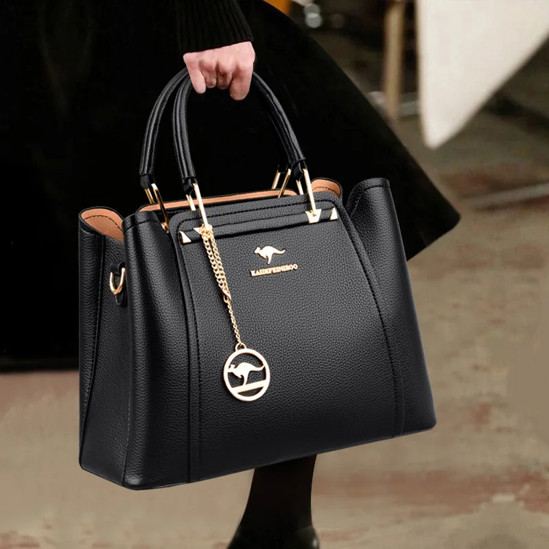 Women Soft Leather Handbags Luxury Designer 3 Layers Shoulder Crossbody Bags Ladies Large Capacity Shopping Brand Messenger Tote
Women Soft Leather Handbags Luxury Designer 3 Layers Shoulder Crossbody Bags Ladies Large Capacity Shopping Brand Messenger Tote