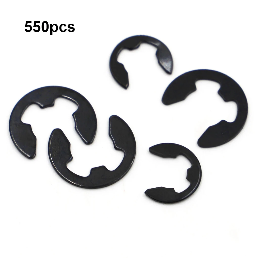 550Pcs/Set E-Clip External Snap Ring Assortment Retaining E Circlips 1.5mm to 10mm Pulleys Fastener Parts Electrician
550Pcs/Set E-Clip External Snap Ring Assortment Retaining E Circlips 1.5mm to 10mm Pulleys Fastener Parts Electrician