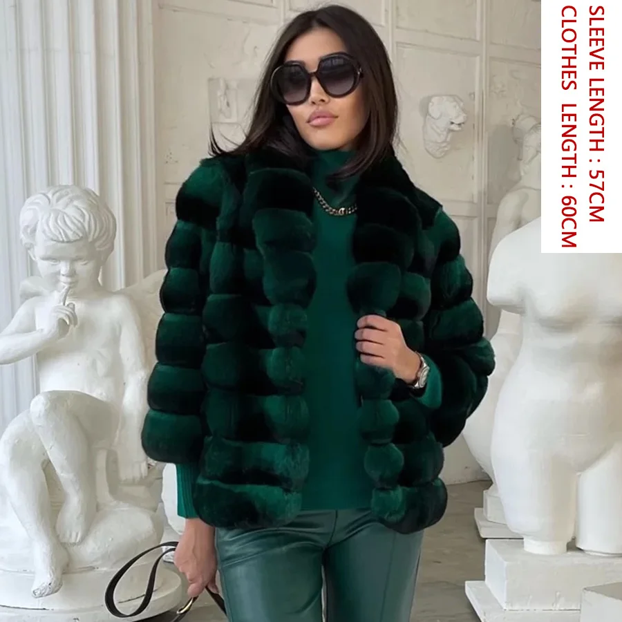 High quality Chinchilla Rex Rabbit Natural Winter Jacket Women 2023 Short Fur Coat
High quality Chinchilla Rex Rabbit Natural Winter Jacket Women 2023 Short Fur Coat