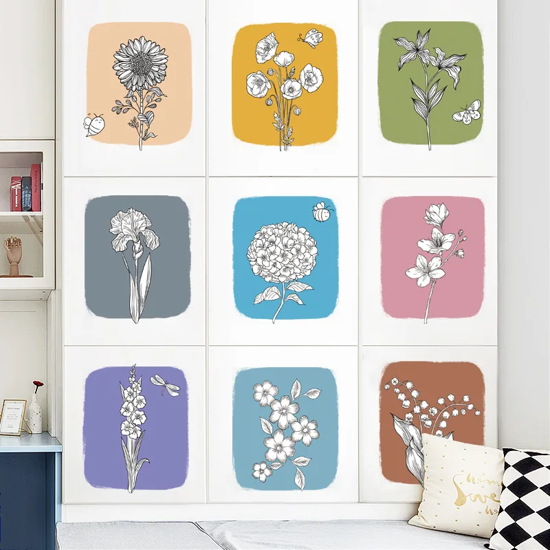 Flowers Plant Wall Stickers for Corridors Hallway Home Cabinet Decoration DIY Decals Murals Self-adhesive Removable Wallpapers
Flowers Plant Wall Stickers for Corridors Hallway Home Cabinet Decoration DIY Decals Murals Self-adhesive Removable Wallpapers