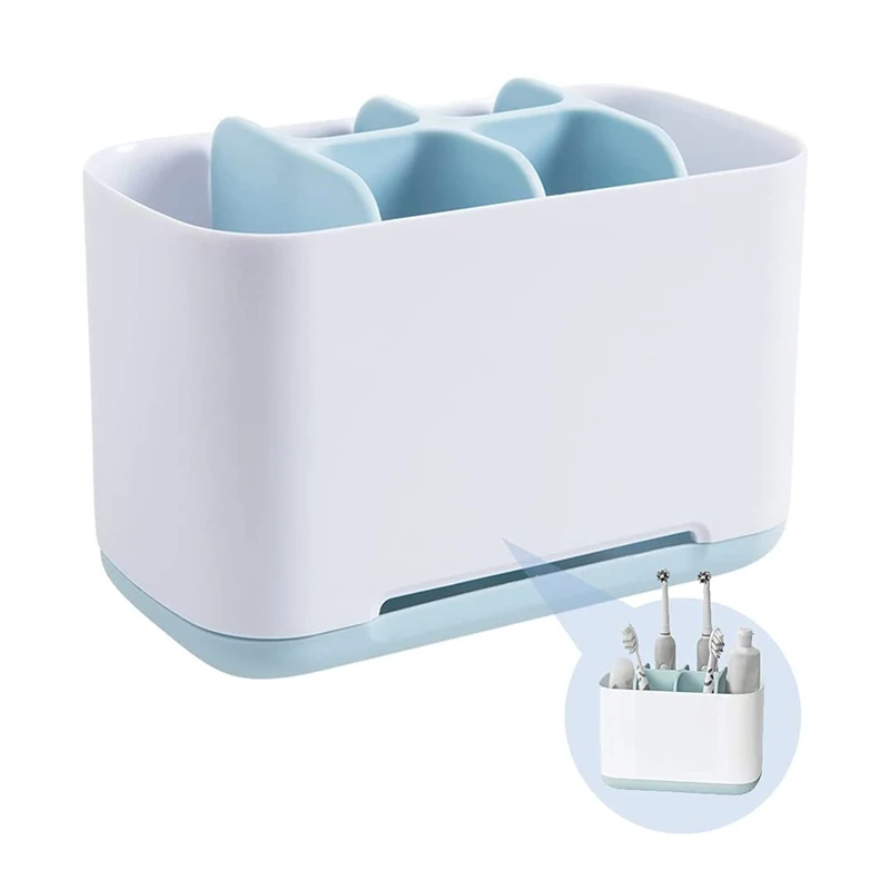 Toothbrush Toothpaste Holder Case Shaving Makeup Brush Electric Toothbrush Holder Organizer Box Multi-funct Bathroom Accessories
Toothbrush Toothpaste Holder Case Shaving Makeup Brush Electric Toothbrush Holder Organizer Box Multi-funct Bathroom Accessories