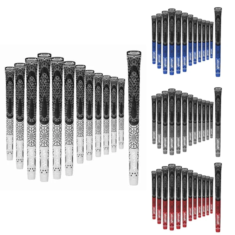 WOSOFE 13Pcs/Lot Multi Compound Golf Grips, Multi Compound Rubber And Cotton Thread Hybrid Golf Club Grips
WOSOFE 13Pcs/Lot Multi Compound Golf Grips, Multi Compound Rubber And Cotton Thread Hybrid Golf Club Grips