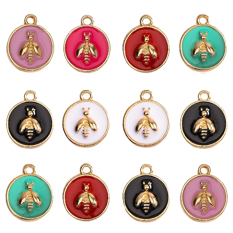 20 Pcs Of Round Bee Enamel Pendants 2022 New Fashion Jewelry Couple Bracelet Necklace Earrings Keychain DIY Creative Handmade
20 Pcs Of Round Bee Enamel Pendants 2022 New Fashion Jewelry Couple Bracelet Necklace Earrings Keychain DIY Creative Handmade