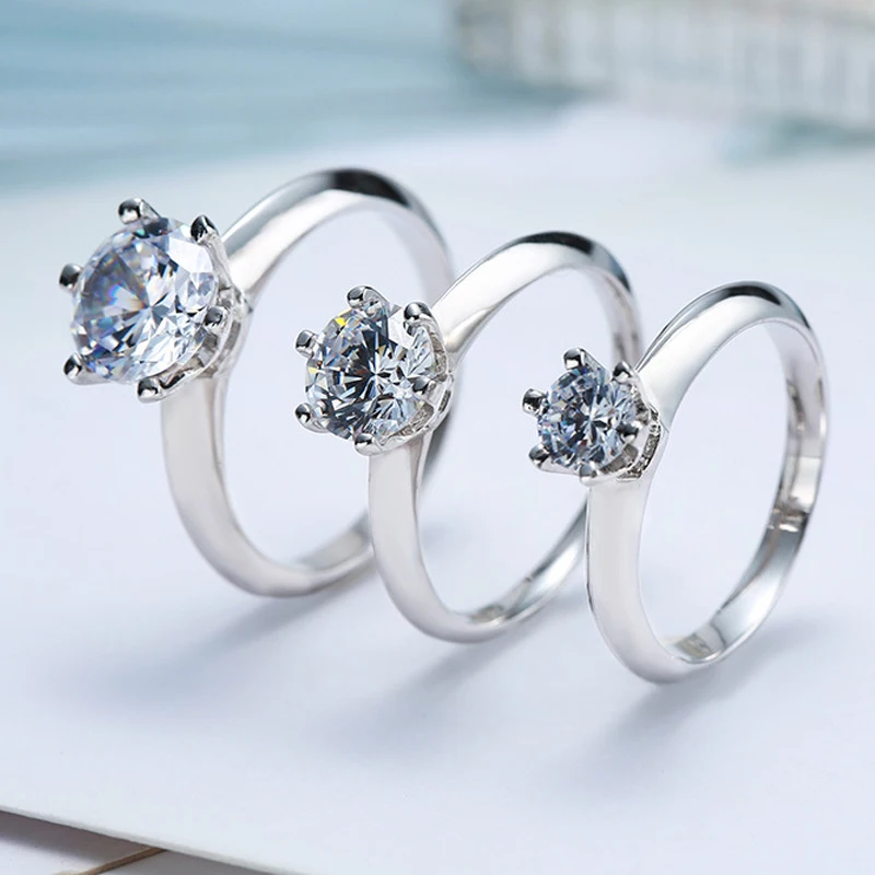 Smyoue High Quality Moissanite Rings 3CT Brilliant Diamond Halo Engagement Ring Women Girls Promise 925 Sterling Silver Jewelry
Smyoue High Quality Moissanite Rings 3CT Brilliant Diamond Halo Engagement Ring Women Girls Promise 925 Sterling Silver Jewelry