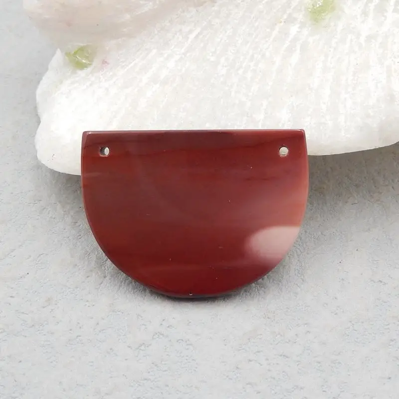 Semiprecious Stone Necklace Natural Stone Mookite Jasper Pendant Bead DIY Jewelry Making Necklaces Accessories 30x22x3mm 4g
Semiprecious Stone Necklace Natural Stone Mookite Jasper Pendant Bead DIY Jewelry Making Necklaces Accessories 30x22x3mm 4g