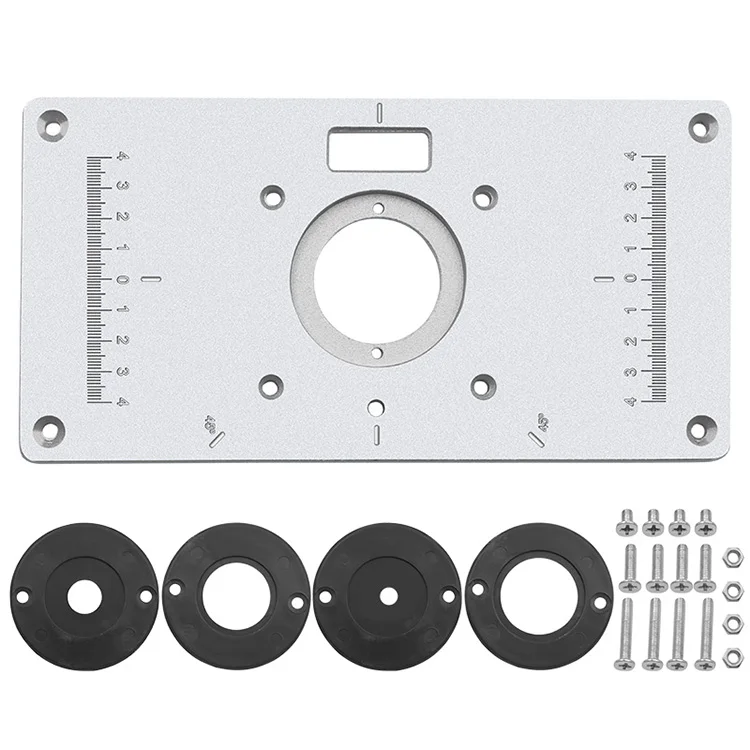 Router Table Insert Plate Woodworking DIY Router Table Insert Plate with Insert Rings Screws 235mm x 120mm x 8mm router router
Router Table Insert Plate Woodworking DIY Router Table Insert Plate with Insert Rings Screws 235mm x 120mm x 8mm router router