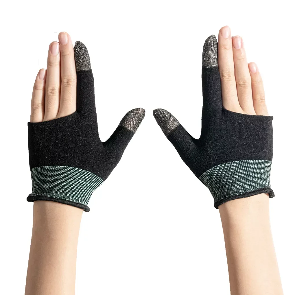 2pcs Mobile Game Gaming Gloves For Gamer Sweatproof Anti-slip Touch Screen Finger Sleeve Breathable Mobile Gaming Gloves
2pcs Mobile Game Gaming Gloves For Gamer Sweatproof Anti-slip Touch Screen Finger Sleeve Breathable Mobile Gaming Gloves