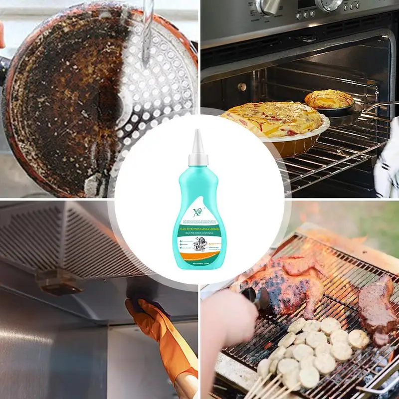 Pots and Pan Cleaner 150ml Kitchen Cleaning Agent Pan Bottom Gel Cleaner Stainless Steel Cleaning Paste Strong Stubborn Grease
Pots and Pan Cleaner 150ml Kitchen Cleaning Agent Pan Bottom Gel Cleaner Stainless Steel Cleaning Paste Strong Stubborn Grease