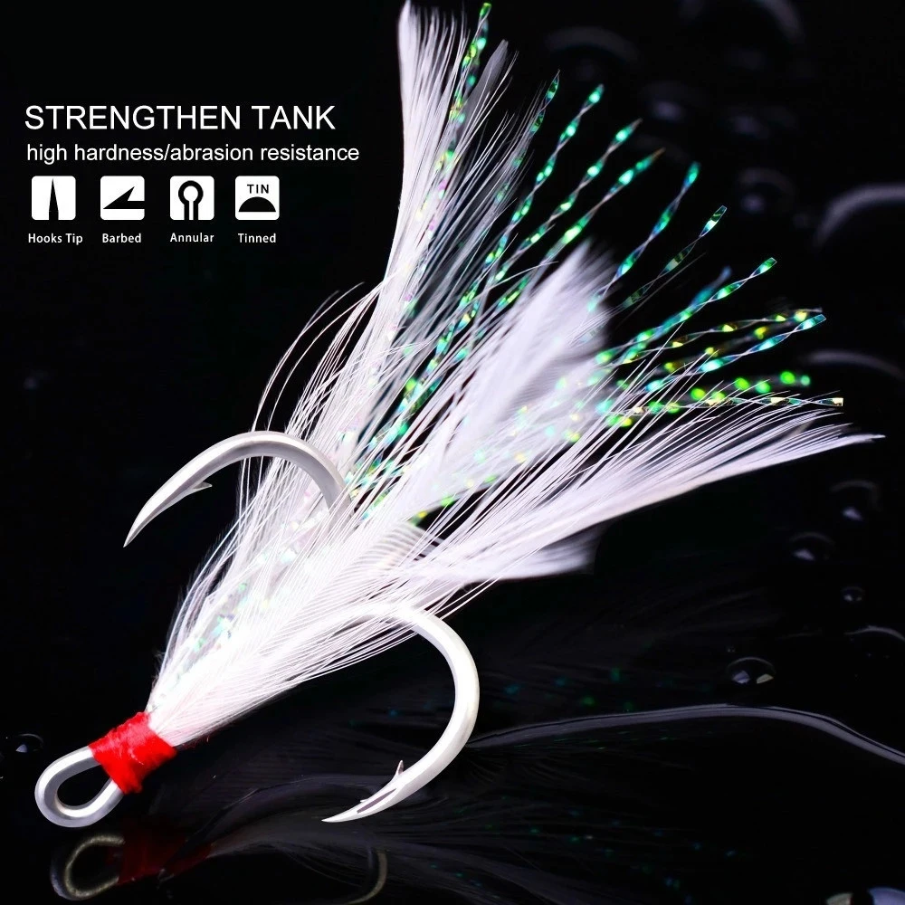 4 #6 #8 #10 #12 # Pesca заостренные рыболовные крючки с бородкой перьями тройные Крючки Тройные рыболовные крючки с перьями рыболовный крючок
4 #6 #8 #10 #12 # Pesca заостренные рыболовные крючки с бородкой перьями тройные Крючки Тройные рыболовные крючки с перьями рыболовный крючок
