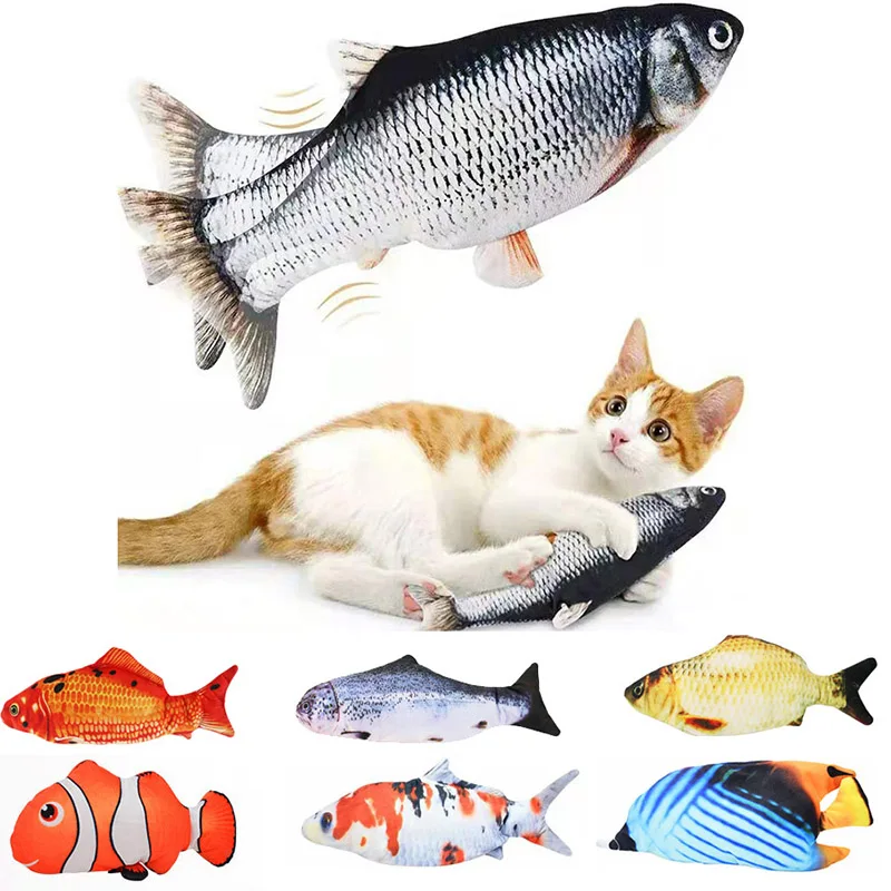 Cat USB Charger Toy Fish Interactive Electric floppy Fish Cat toy Realistic Pet Cats Chew Bite Toys Pet Supplies Cats dog toy
Cat USB Charger Toy Fish Interactive Electric floppy Fish Cat toy Realistic Pet Cats Chew Bite Toys Pet Supplies Cats dog toy