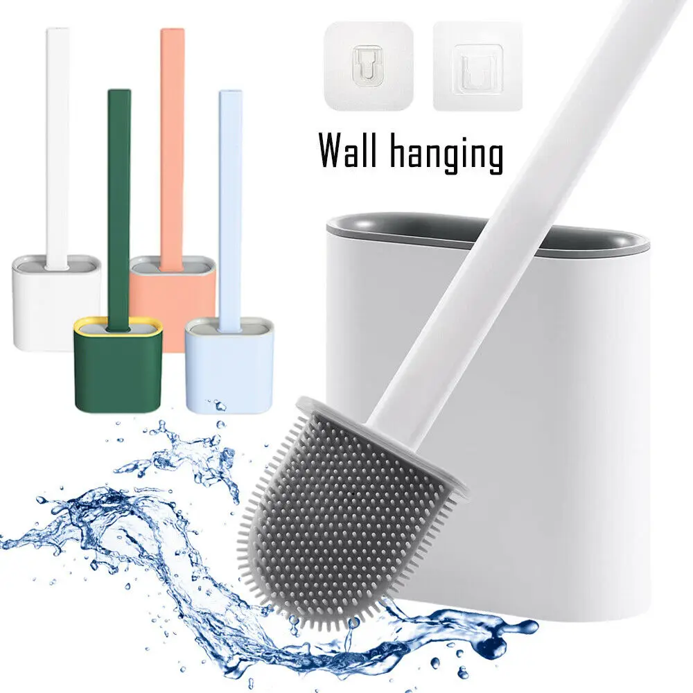 1PC New Toilet Brush No Dead Ends Silicone Soft Head Wall-Mountable Plunger Holder Cleaning Brushes
1PC New Toilet Brush No Dead Ends Silicone Soft Head Wall-Mountable Plunger Holder Cleaning Brushes