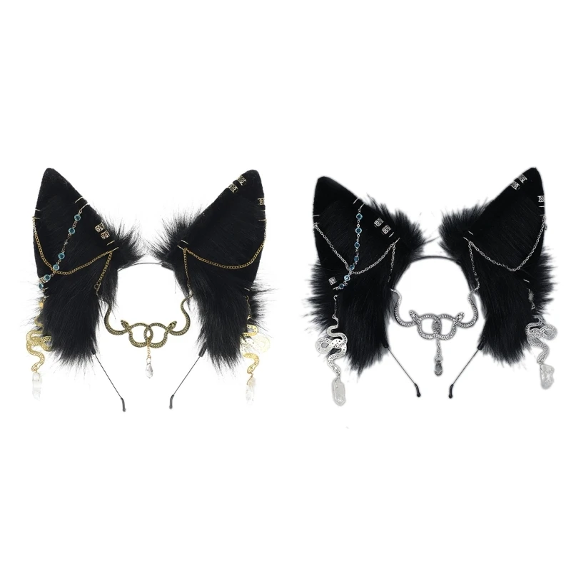 Сексуальная повязка на голову с ушками Canine, темные аксессуары, костюм для косплея с ушками зверя
Сексуальная повязка на голову с ушками Canine, темные аксессуары, костюм для косплея с ушками зверя