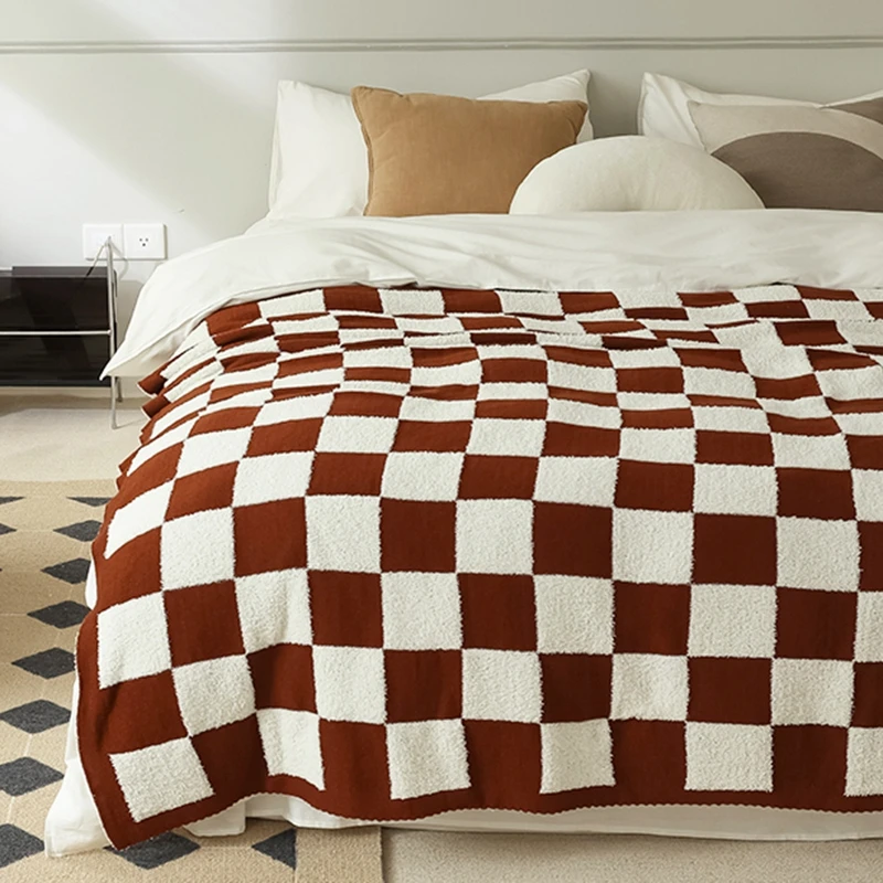 Retro Checkerboard Blanket Soft Warm Shawl Plaid Pattern Sofa TV Throw Blankets Office Nap Blanket Bed Bedspread Home Decor
Retro Checkerboard Blanket Soft Warm Shawl Plaid Pattern Sofa TV Throw Blankets Office Nap Blanket Bed Bedspread Home Decor