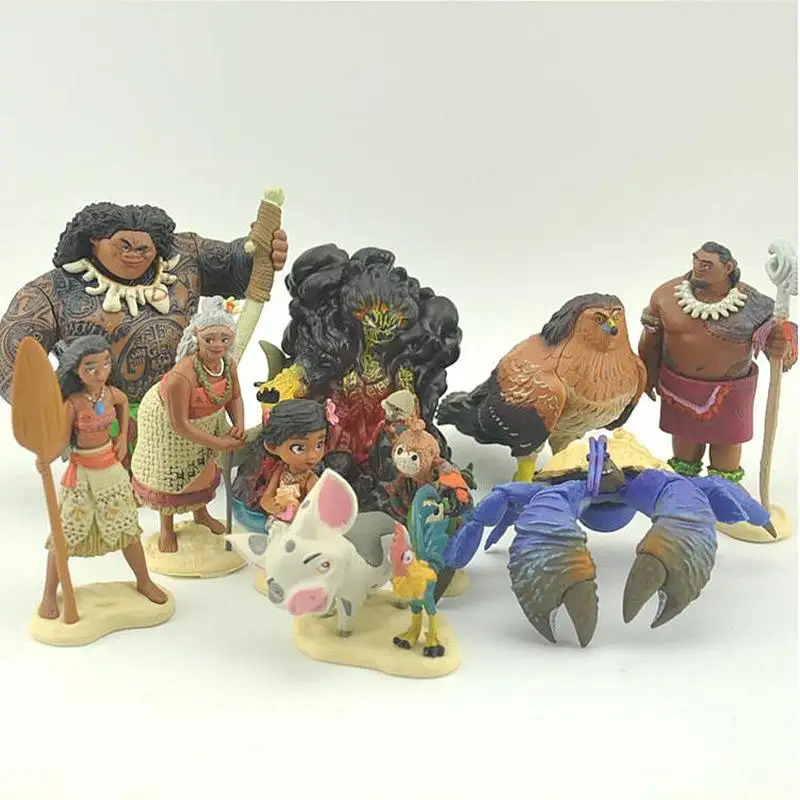 Disney Cartoon Moana 10 Models Mowana Princess Maui Doll Decoration Action Figure Decor Toys for Kids Birthday Gift Collection
Disney Cartoon Moana 10 Models Mowana Princess Maui Doll Decoration Action Figure Decor Toys for Kids Birthday Gift Collection