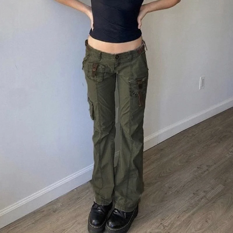 Women's Pants & Capris Fairy Grunge Women Cargo Jeans Vintage Casual Low Rise Multi Pockets Denim Streetwear Harajuku Dark
Women's Pants & Capris Fairy Grunge Women Cargo Jeans Vintage Casual Low Rise Multi Pockets Denim Streetwear Harajuku Dark