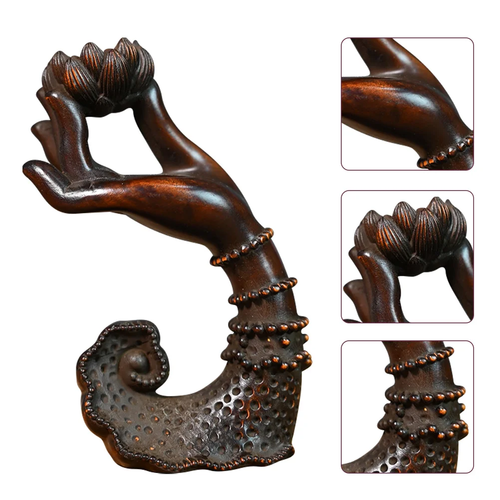 Wooden Incense Burner Creative Incense Holder Exquisite Desktop Adornment 
Wooden Incense Burner Creative Incense Holder Exquisite Desktop Adornment