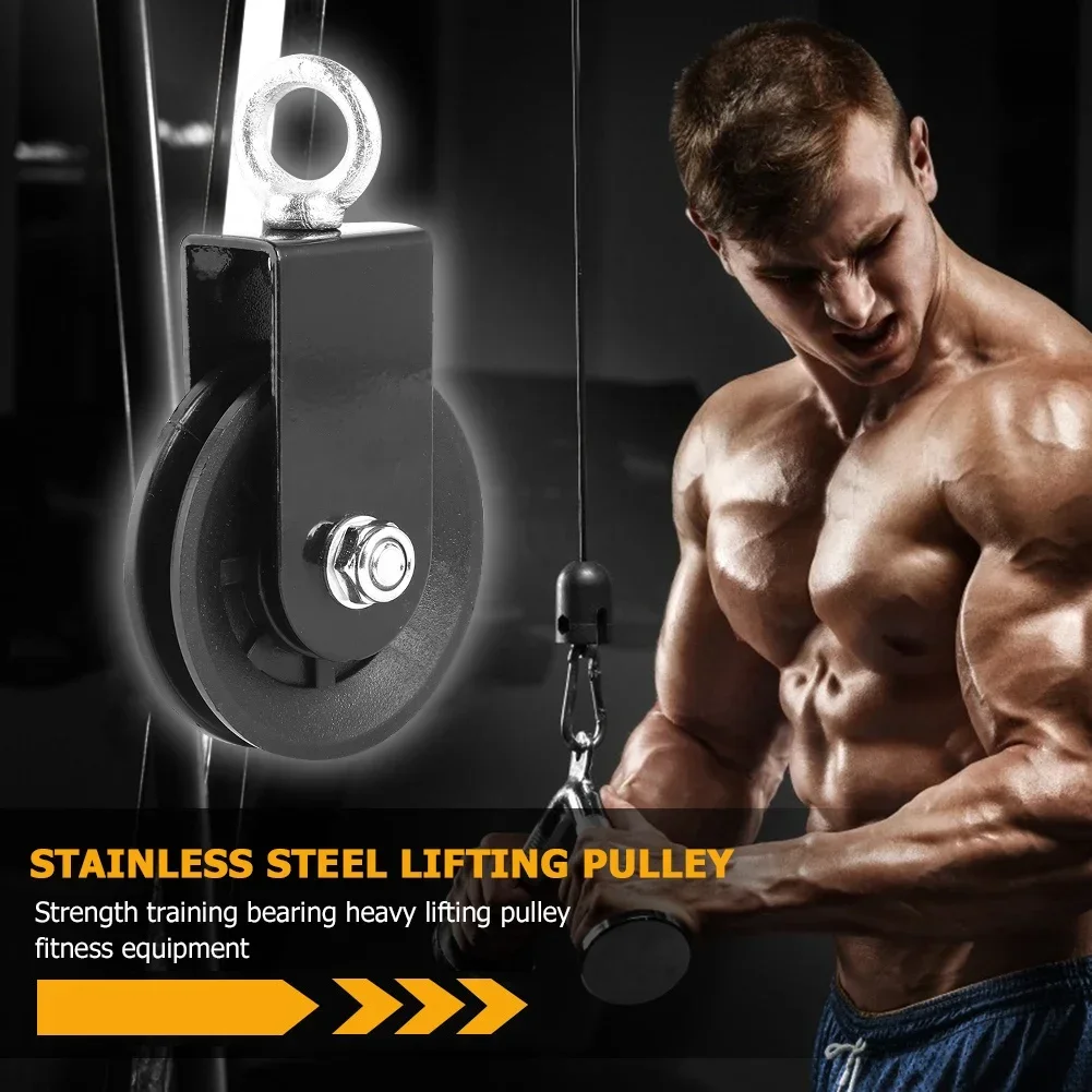 Gym Lifting Lifting Pulley Machine Wheel Mute Workout Rope Fitness Steel Bearing Stainless Duty Heavy Heavy Training Loading
Gym Lifting Lifting Pulley Machine Wheel Mute Workout Rope Fitness Steel Bearing Stainless Duty Heavy Heavy Training Loading