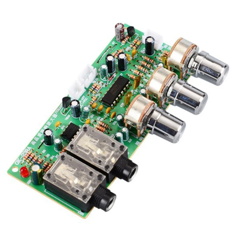 DC12-18V PT2399 Digital Microphone Audio Amplifier Board Karaoke Plate Reverb Preamplifier Tone Board
DC12-18V PT2399 Digital Microphone Audio Amplifier Board Karaoke Plate Reverb Preamplifier Tone Board